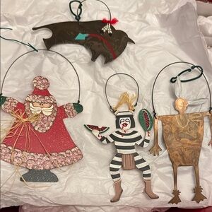 Unique Handmade Christmas Ornaments Set